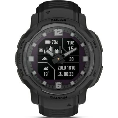 Garmin Instinct Crossover Solar Tactical Edition, Zwart