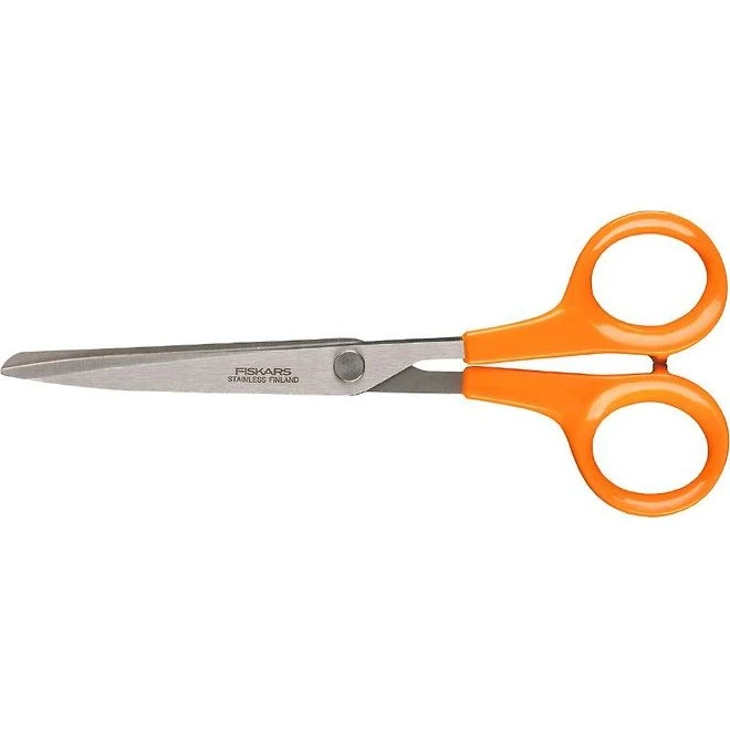 Fiskars Papier- en Saks 18 cm, Oranje