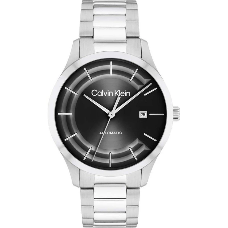 Calvin Klein CK25300021 CK Iconic Automatic Heren Horloge Zilver