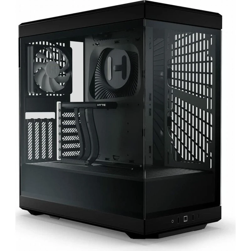 Hyte Y40 Mid-Tower Zwart-Rood