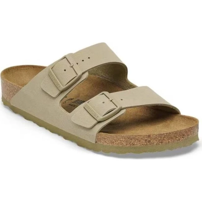 Birkenstock Arizona Narrow Birko-Flor Sandalen - Groen - Maat 38