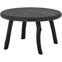 Bloomingville Milos Salontafel zwart 70 cm, gerecycled hout