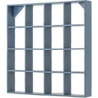 Bloomingville Bekka Wandrek Blauw - Gerecycled Hout - 70x70x10cm