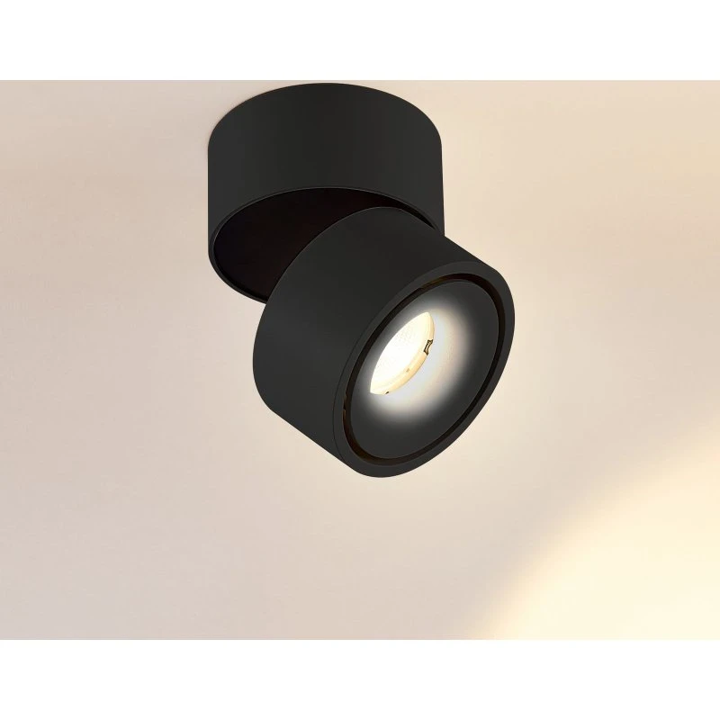 Arcchio LED plafondspot Rotari, 2150 lm, zwart, dimbaar