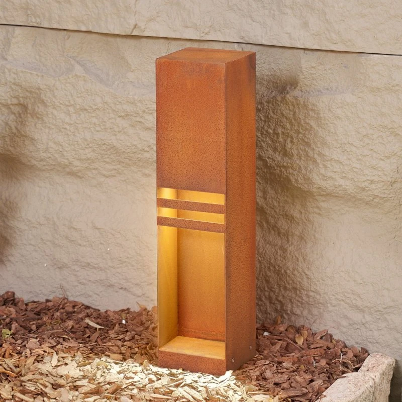Lucande Oxido LED Sokkellamp - Roest - 50 cm