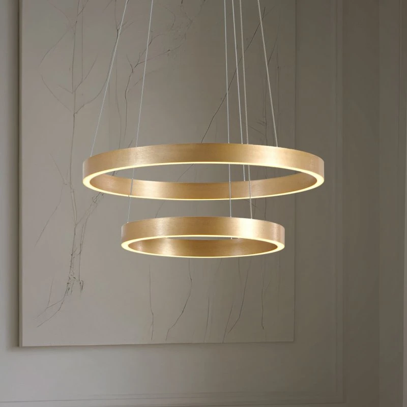 Lucande Yonam LED Hanglamp - Goud - Ø 60 cm - CCT