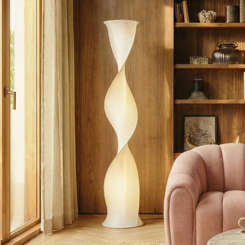 Lucande Novelle LED vloerlamp - Wit - CCT - 137 cm