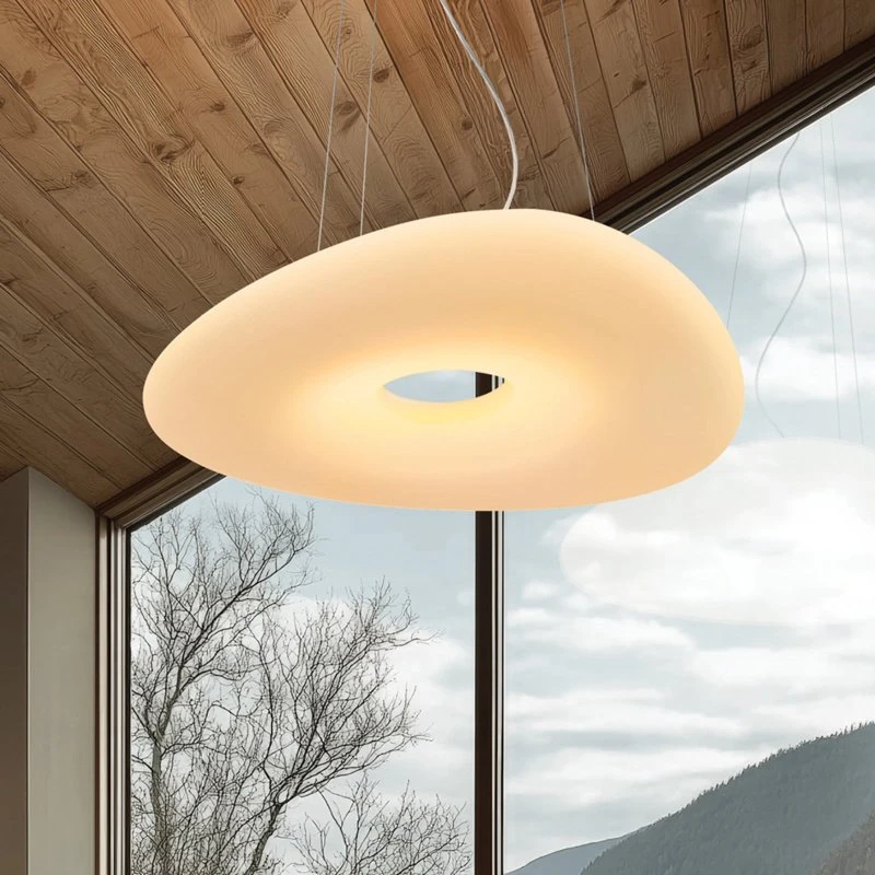 Stilnovo Mr. Magoo LED hanglamp - 76 cm - Wit/Opaal - DALI dimbaar