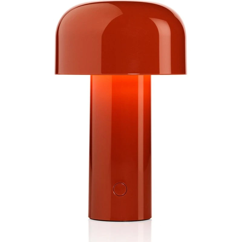 Flos Bellhop Tafellamp - Brick Red - Oplaadbaar & Dimbaar
