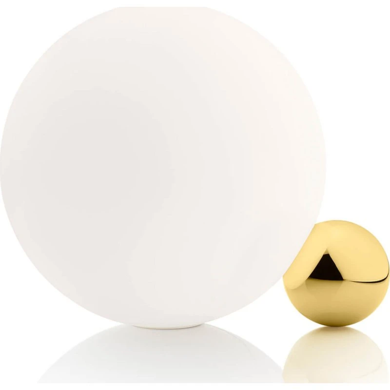 Flos Copycat Tafellamp - Goud & Opaalglas - Dimbaar