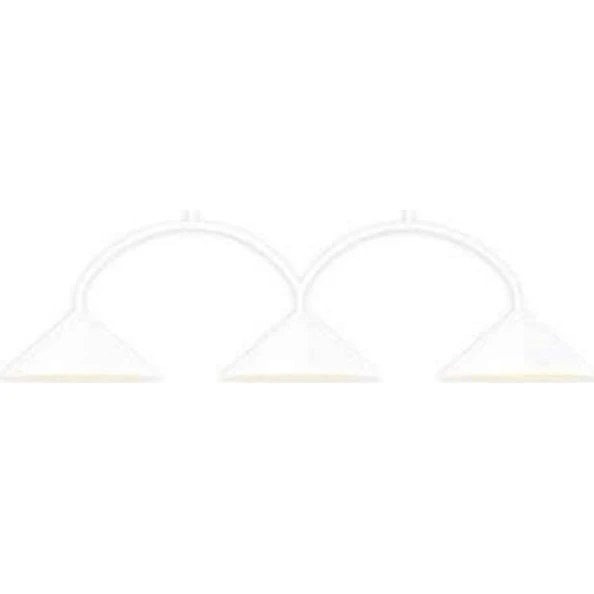 Globen Lighting hanglamp CURVE 3, wit, 3-lamps, 95 cm