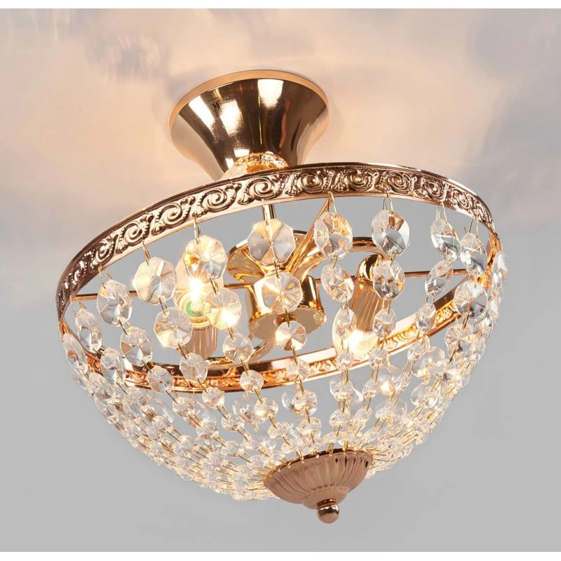 Markslöjd Hanaskog Plafondlamp - Messing/Goud - Ø30 cm