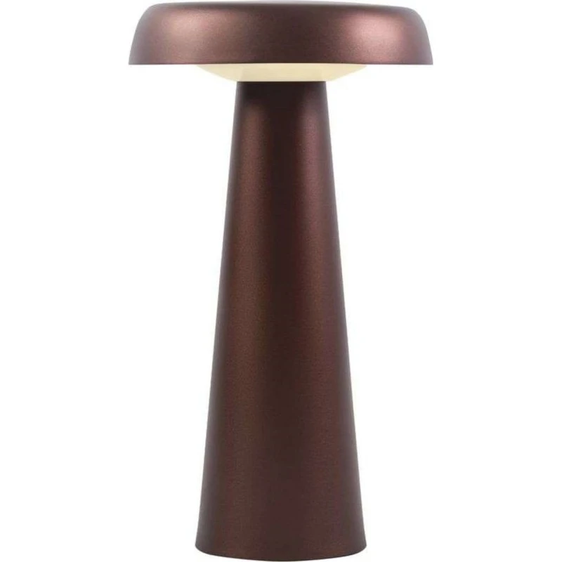Nordlux Arcello LED tafellamp - Messing Bruin - Dimbaar
