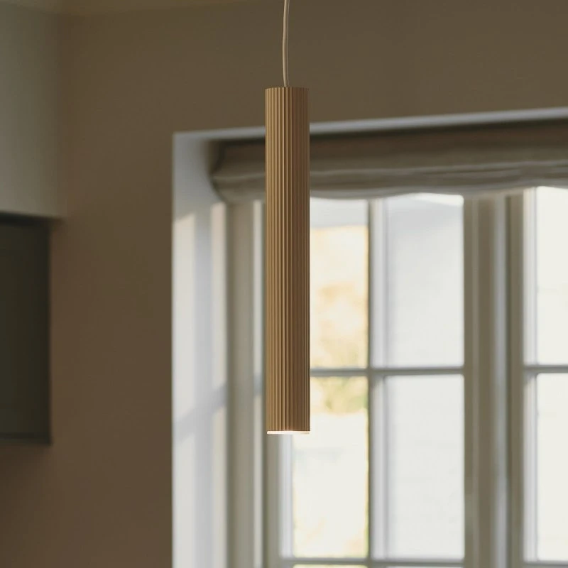Nordlux Hanglamp Vico, Beige, Aluminium, Dimbaar