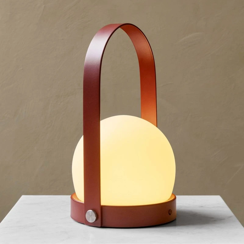 Audo Copenhagen Carrie LED tafellamp - Burned Red