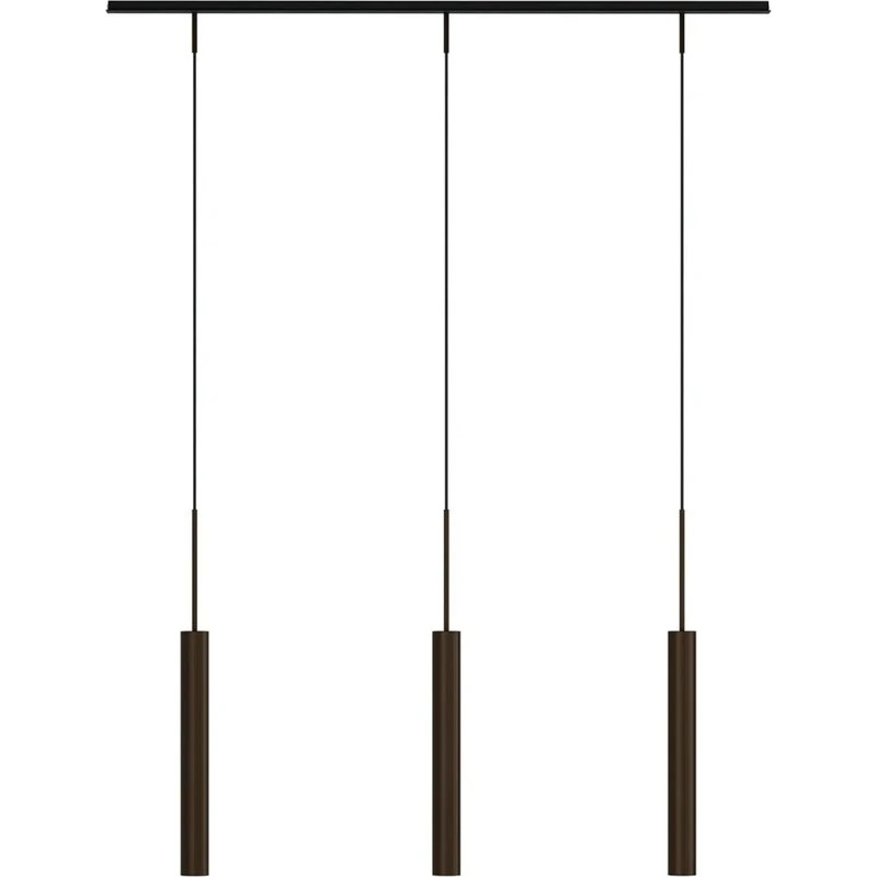 Audo Copenhagen Tubulaire Rail Hanglamp - 3-lamps - Brons