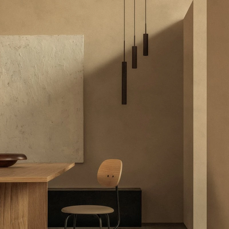 Audo Copenhagen Tubulaire Hanglamp - Brons - 3-Lamps