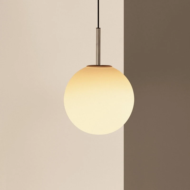 Audo Copenhagen TR Bulb Hanglamp - Gepolijst Staal & Opaalglas