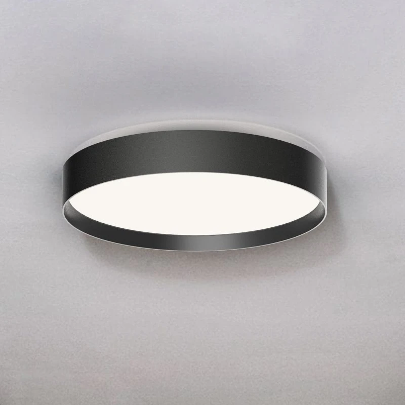 Loom Design Lucia 35 Plafondlamp Zwart - Rond - 35 cm
