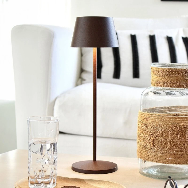 LOOM DESIGN Modi LED Tafellamp - Corten - Dimbaar