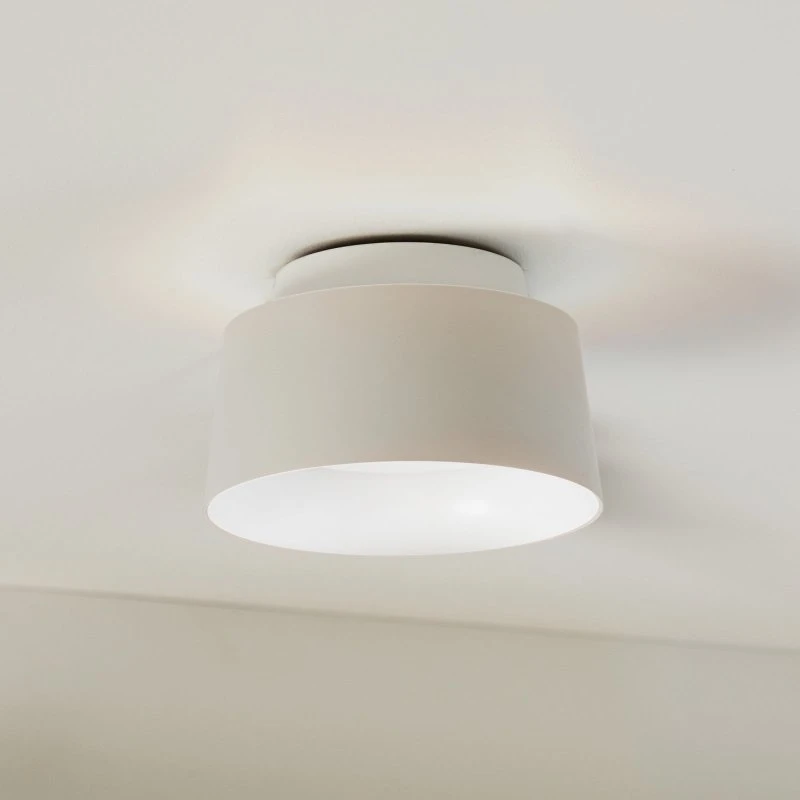 LOOM DESIGN Cookie LED Plafondlamp - Wit Aluminium - Ø 15 cm