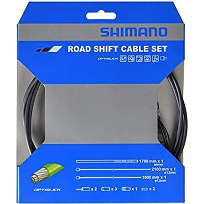 Shimano Optislick Shiftkabelset Road Grijs