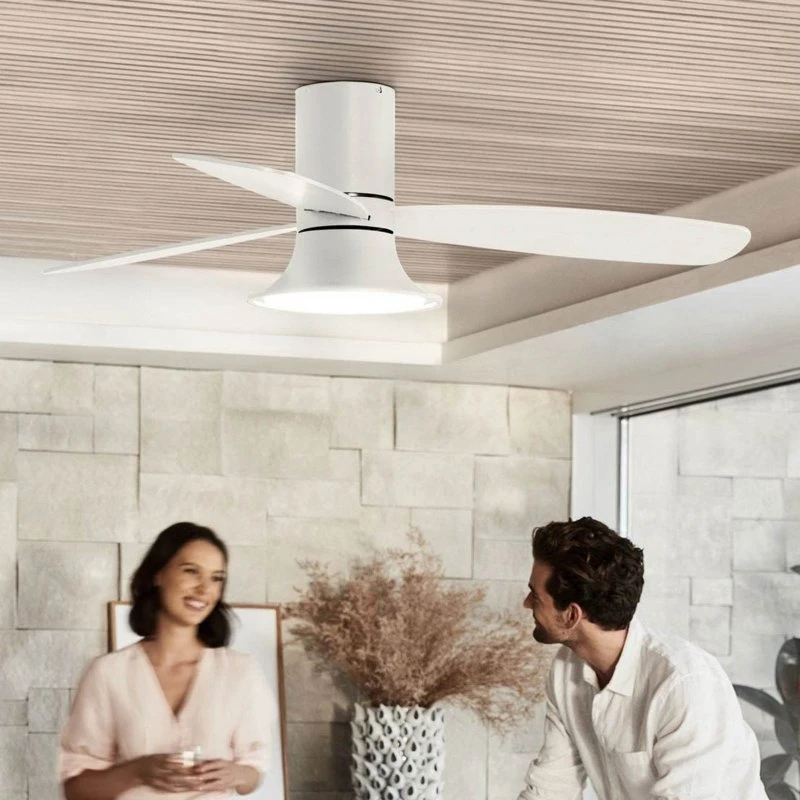 Beacon Lighting Plafondventilator Flusso Wit Ø 132 cm