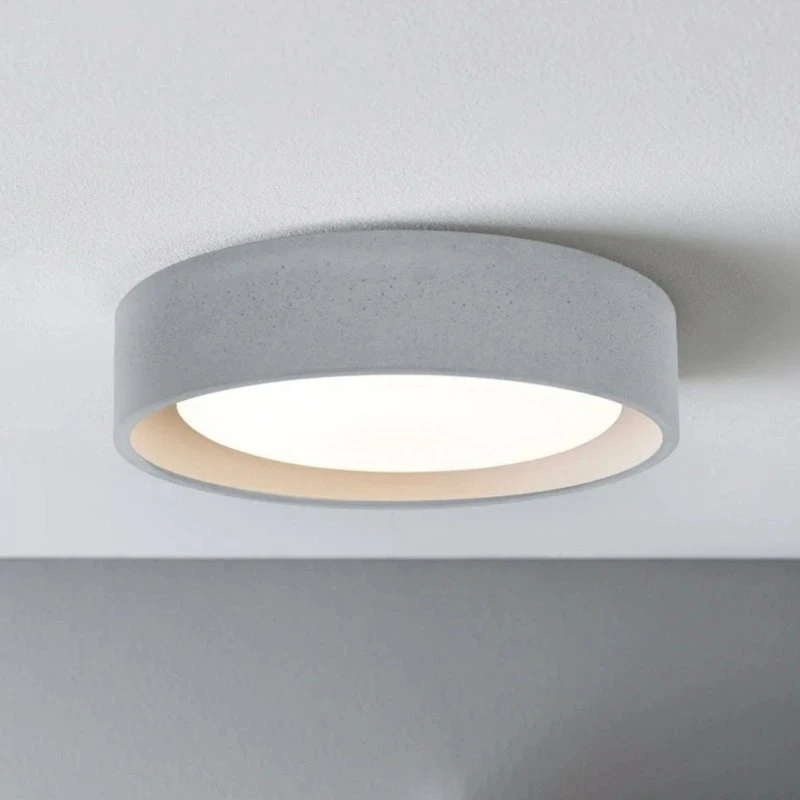 Beacon Lighting Plafondlamp Uno - Grijs Beton - Ø 27 cm