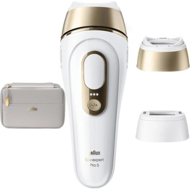 Braun IPL Silk·expert Pro 5 PL5210 White/Gold met 2 opzetstukken