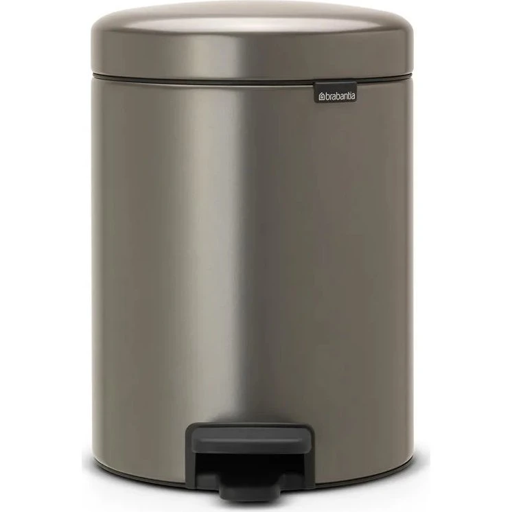 Brabantia NewIcon Pedaalemmer 5 liter - Platina
