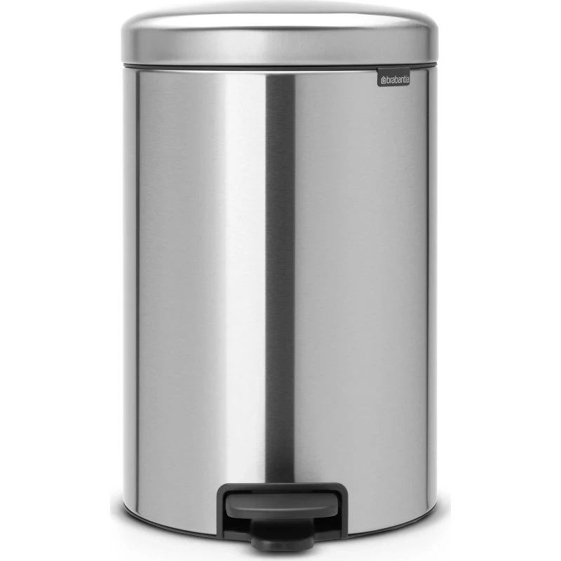 Brabantia NewIcon Pedaalemmer 20 Liter - Mat Staal