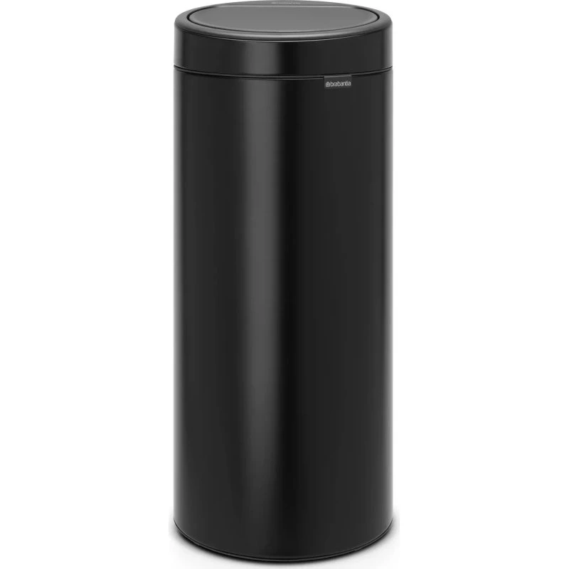 Brabantia Touch Bin prullenbak 30 liter - Zwart Mat