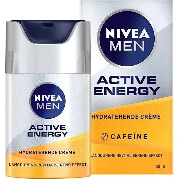 NIVEA MEN Active Energy Gezichtscrème 3x50 ml