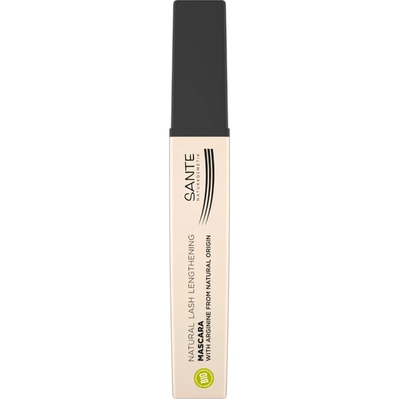 Sante Natural Lash Lengthening Mascara 01 Zwart, 8 ml
