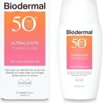 Biodermal Ultralichte Zonnefluïde SPF50+ 40 ml