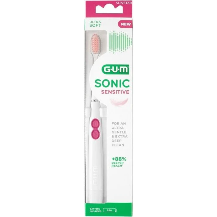 GUM® SONIC SENSITIVE Batterij Tandenborstel 4101mpk