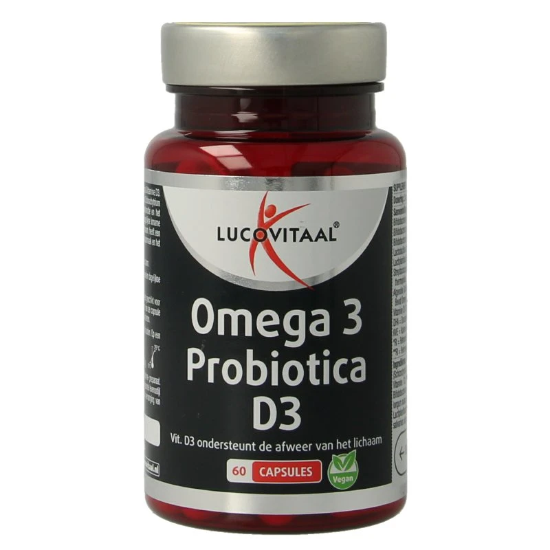 Lucovitaal Omega 3 Probiotica D3 Vegan 60 capsules