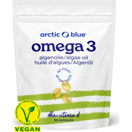 Arctic Blue Algenolie DHA met Vitamine D (90 capsules)