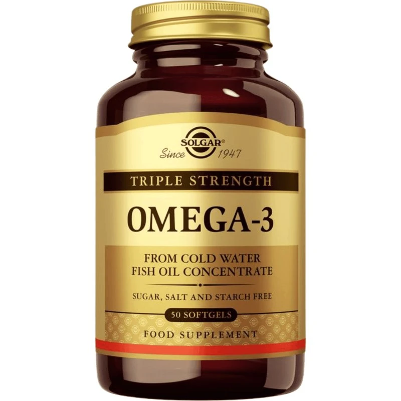 Solgar Omega-3 Triple Strength 50 Softgels