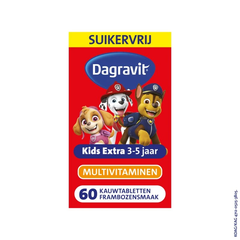 Dagravit Kids-Xtra 3-5 jaar Multivitaminen (gummies)