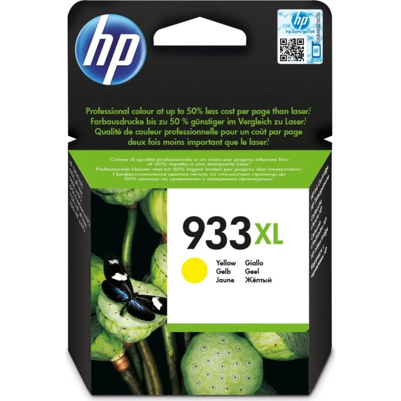 HP 933XL Gele Inktcartridge (CN056AE) High-Capacity