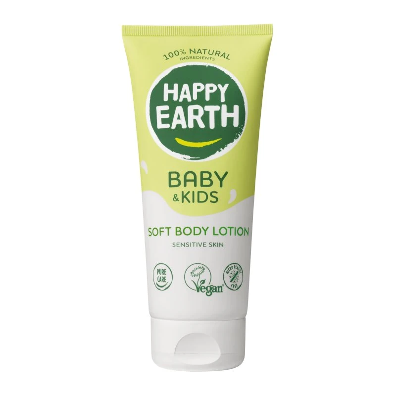 Happy Earth 100% Natuurlijke Bodylotion voor Baby & Kids 200ml