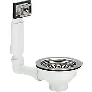 Viega Korfplug 7128.4 RVS met Overloop Combinatie