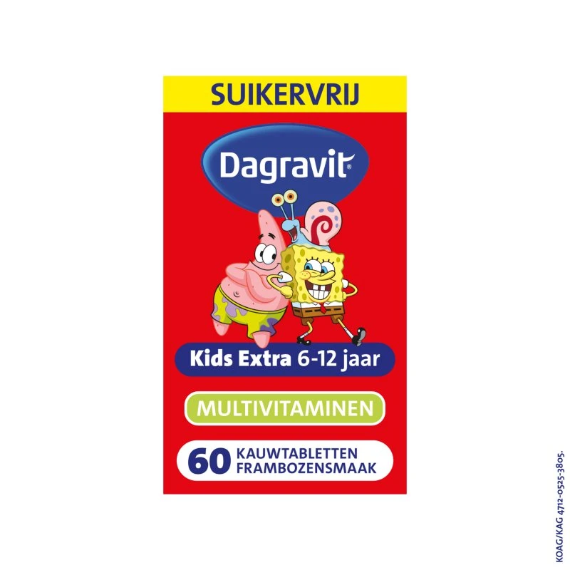 Dagravit Kids-Xtra 6-12 jaar Multivitaminen (60 gummies)
