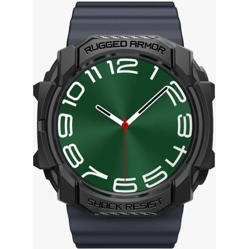 Spigen Rugged Armor Case voor Samsung Galaxy Watch Ultra - Zwart