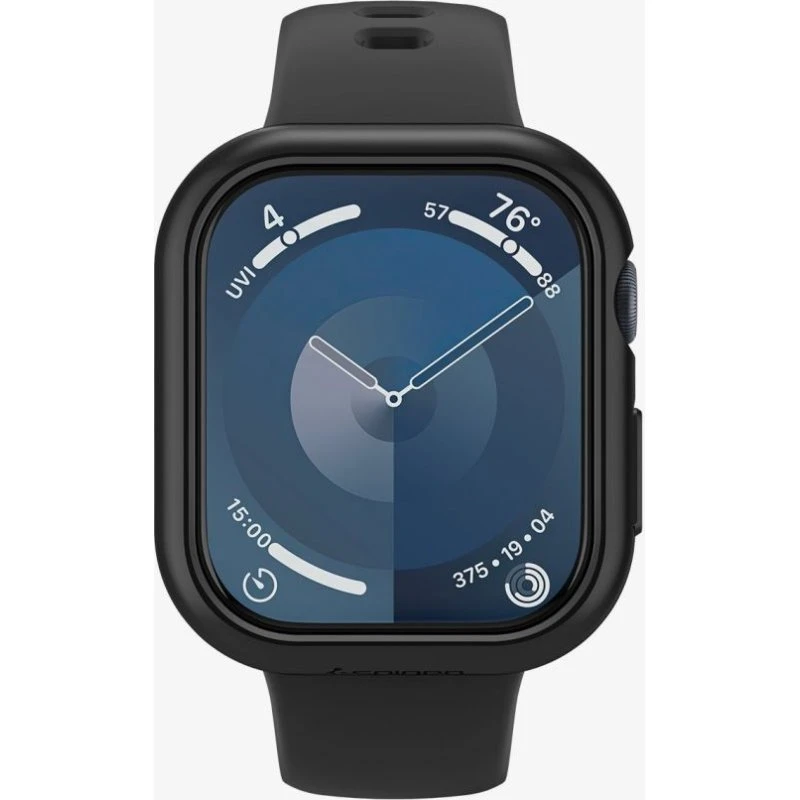 Spigen Thin Fit Bumper Case voor Apple Watch Series 10 (42mm) - Zwart