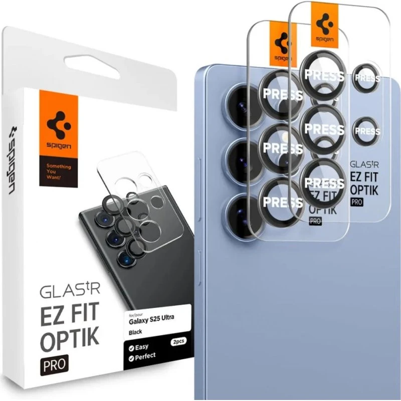 Spigen Optik Pro EZ Fit Lens Protector voor Samsung Galaxy S25 Ultra