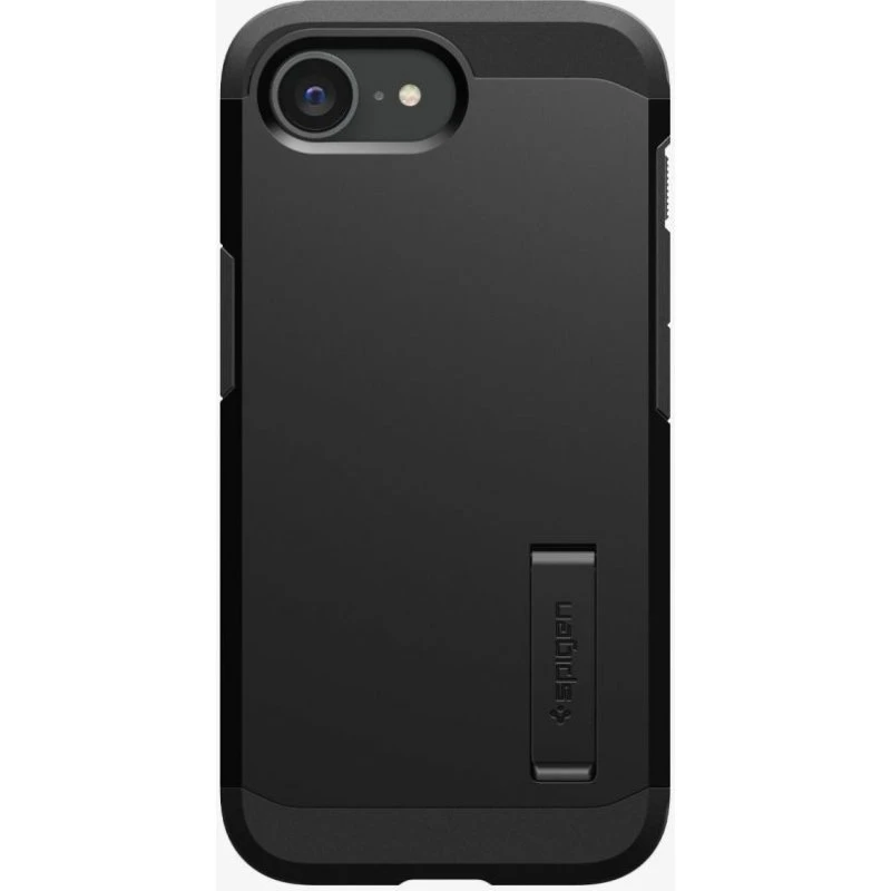 Spigen Tough Armor MagSafe Backcover voor iPhone 16e / 17e - Zwart