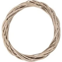 Clayre & Eef Krans Bruin Ø 30x4 cm Rotan