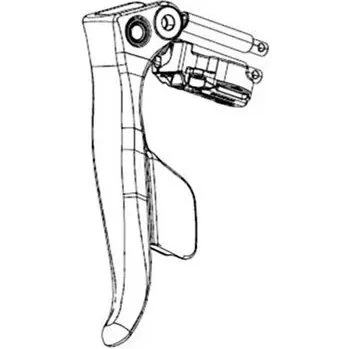 Sram Force Etap AXS Hrd Rechts Versnellingspook Zwart
